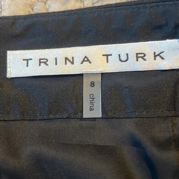 Trina Turk Black Skirt Size 8 - Picture 4 of 12